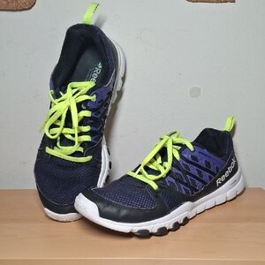 Reebok Sublite Train RS 2.0 Women’s Training Shoes Size 7 Black Purple M47720
